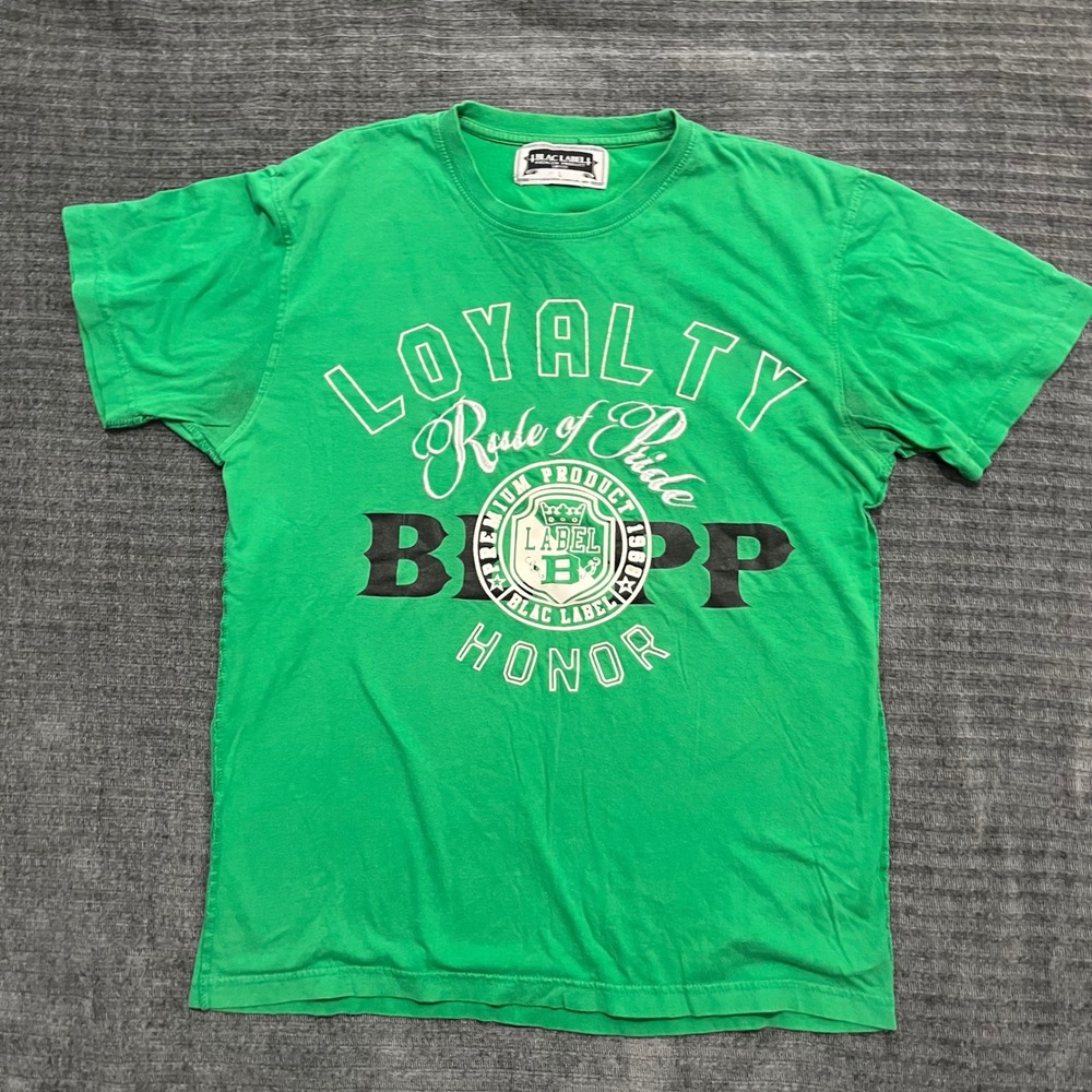 Blac Label Y2k Honor Respect Pride T-Shirt Men's Large Hip Hop Skater